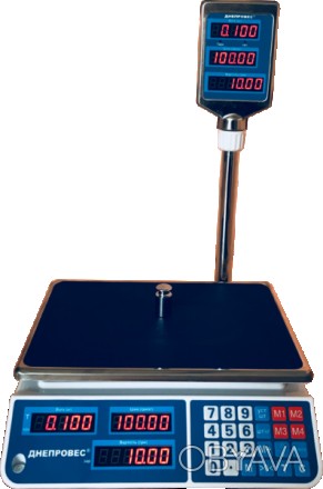 Весы торговые ВТД-ЕЛ (F902H-E) предназначены для определения массы и стоимости т. . фото 1