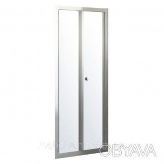 Дверь bifold 90*195, профиль хром, стекло прозрачное 5мм
	
	
	Наименование
	Двер. . фото 1