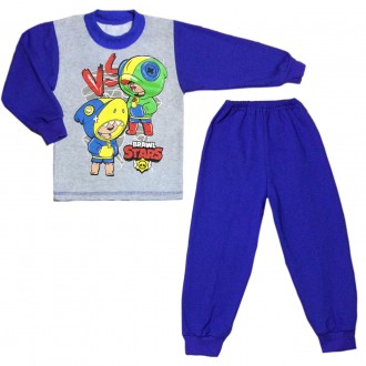 Детские трикотажные пижамы оптом и в розницу
Пижама демисезонная Браул Старз
 . . фото 3