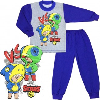 Детские трикотажные пижамы оптом и в розницу
Пижама демисезонная Браул Старз
 . . фото 2