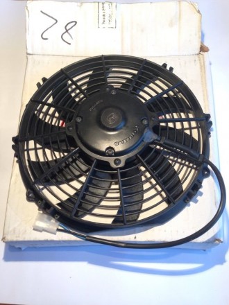Электрический вентилятор для авто радиатора конденсатора 8" дюймов 12 В.  Тянущи. . фото 4