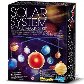 Набор для исследований 4M Светящаяся модель Солнечной системы позволяет смастери. . фото 1