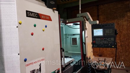 Фрезерный обрабатывающий центр с ЧПУ SMEC MCV 5500 SAMSUNG с ЧПУ FANUC Япония 20. . фото 1