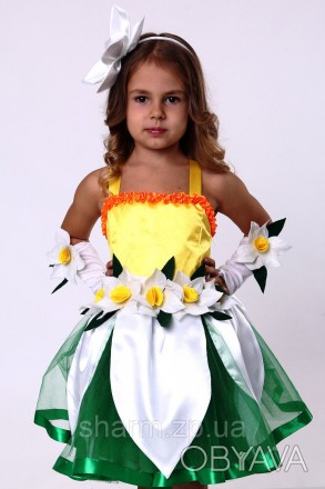 Детский карнавальный костюм для девочки «НАРЦИСС».
Основная ткань: а. . фото 1
