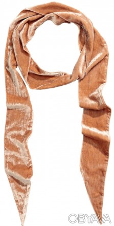  Узкий длинный шарф из двухслойного велюра 7.5x220 см H&M 0437320003 Описание то. . фото 1