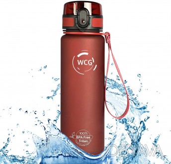 Фляга для води WCG Red 500 мл
 Привлекательная на вид и приятная на ощупь ультра. . фото 1