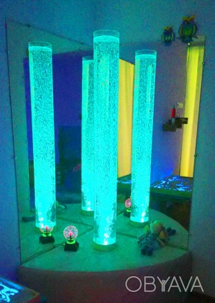 Пузырьковая колонна для сенсорной комнаты с пуфом
Габаритный размер:
Высота – от. . фото 1