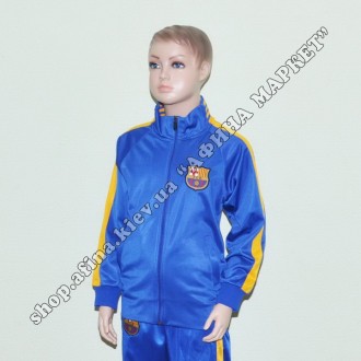 Купить спортивный костюм футбольный для мальчика Барселона Blue в Киеве. Купить . . фото 4