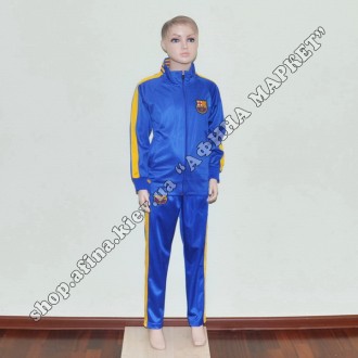 Купить спортивный костюм футбольный для мальчика Барселона Blue в Киеве. Купить . . фото 10