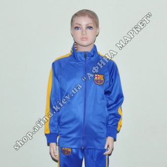 Купить спортивный костюм футбольный для мальчика Барселона Blue в Киеве. Купить . . фото 9