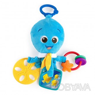 Baby Einstein Octopus – мягкая развивающая игрушка с практичным креплением для к. . фото 1