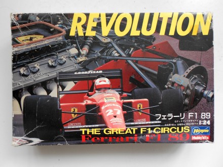 Конструктор сборная модель Ferrari F1 89 Revolution масштаб 1/24  Hasegawa Hobby. . фото 2