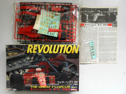 Конструктор сборная модель Ferrari F1 89 Revolution масштаб 1/24  Hasegawa Hobby. . фото 4