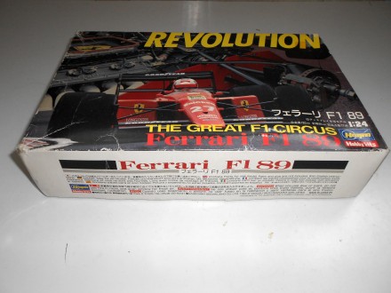 Конструктор сборная модель Ferrari F1 89 Revolution масштаб 1/24  Hasegawa Hobby. . фото 8