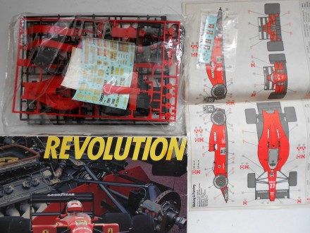 Конструктор сборная модель Ferrari F1 89 Revolution масштаб 1/24  Hasegawa Hobby. . фото 3