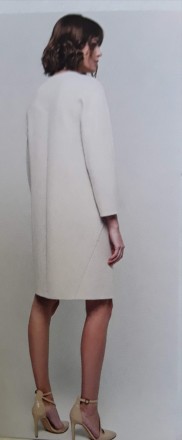Весняне пальто женское молодежное в стиле Шанель,без воротника ,полупритал отдел. . фото 4