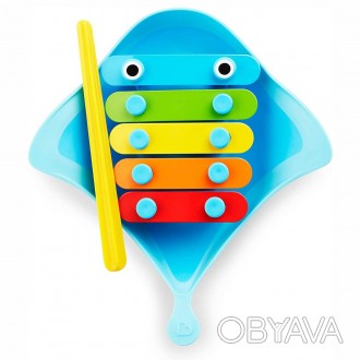 Музыкальная игрушка для ванной Munchkin Скат превратит купание в забавную игру. . . фото 1