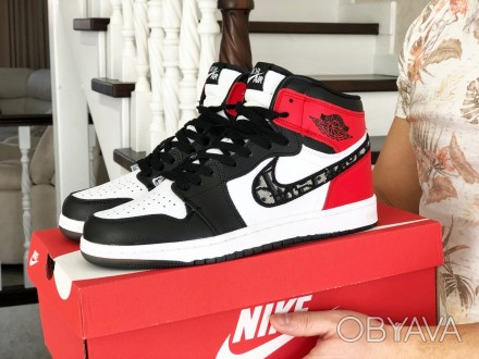 Кроссовки мужские белые с красным кожа Nike Air Jordan dior
Производитель: Вьетн. . фото 1