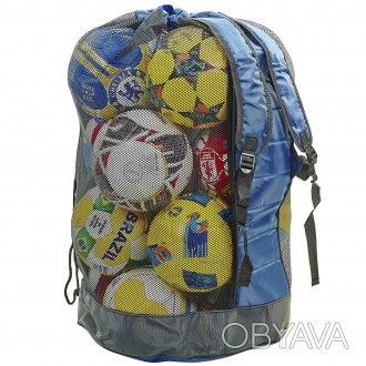 Сумка-рюкзак предназначена для переноски и хранения спортивных мячей. Пошита из . . фото 1