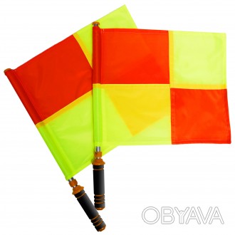 Комплект судейских флагов (футбольного арбитра)
предназначены для подачи сигнало. . фото 1
