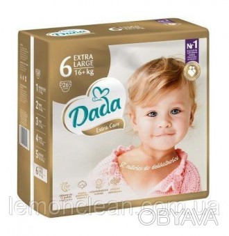 Підгузники Dada Extra Care 6 призначені для дітей вагою від 16 кг. Використання . . фото 1