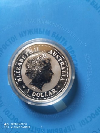 Монета из серебра 925 пробы 1 унция, вес 31.1 гр.
В капсуле, в футляре, сертифи. . фото 6