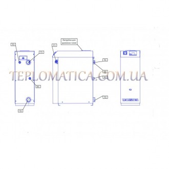 Котел Колви Eurotherm КТ 12 TS (ET 12 CP) – газовый, одноконтурный, дымохо. . фото 3