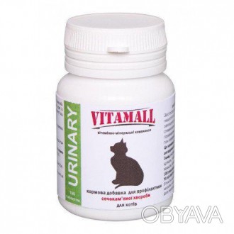 Кормовая добавка VitamAll профилактика мочекаменной болезни, для котов, 100 табл