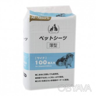  Пеленки All-Absorb Basic для собак 60х45см, 100 шт. All-Absorb Basic Japanese s. . фото 1