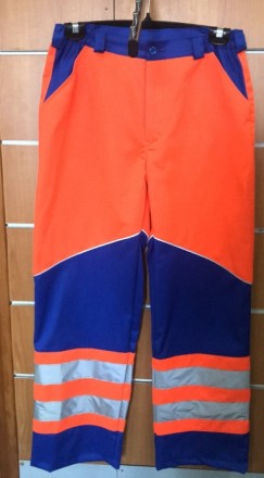 Костюм для дорожных служб Лидер, сине-оранжевый  состоит с куртки и брюк.

Тка. . фото 3