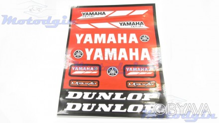Комплект наклеек японского скутера Yamaha в наборе одиннадцать наклеек Ямаха, ра. . фото 1