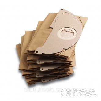 Описание:
Бумажные фильтр-мешки (комплект 5 шт.) изготовлены из прочной бумаги с. . фото 1