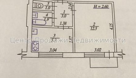 Центр Продажу Нерухомості продає 1 кімнатну квартиру в житловому стані.
Номер ог. Одесская. фото 9