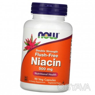 
NOW Flush-Free Niacin 500 mg Double Strength 90 veg caps
✅Только оригинальная п. . фото 1