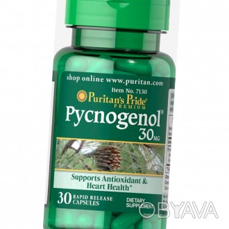 Пикногенол Puritan's Pride Pycnogenol 30 mg 30 капс
✅Только оригинальная продукц. . фото 1