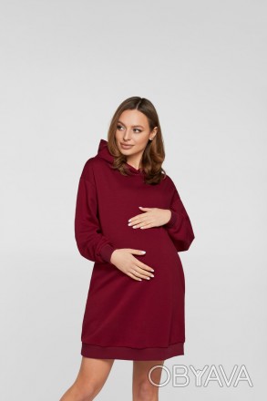 Платье для беременных Seattle (балахон-худи) очень удобное и универсальное плать. . фото 1