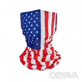 Маска бафф американский флаг на лицо универсальная Американский флаг