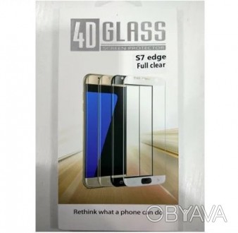 Панель передняя 4D GLASS для Samsung S7 edge Full clear
Описание:
Защитное стекл. . фото 1