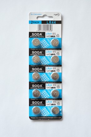 Щелочная / алкалиновая дисковая батарейка «таблетка» 1.5V AG13 LR44 «SODA». Одеса. фото 1 Щелочная / алкалиновая дисковая батарейка «таблетка» 1.5V AG13 LR44 «SODA». Одеса. фото 1