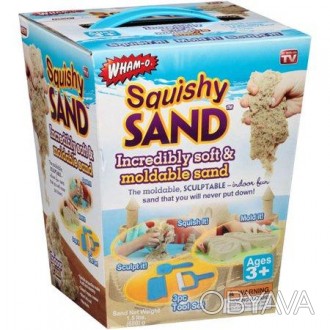 
Описание
Кинетический песок Squishy Sand
Все маленькие детки обожают играть в п. . фото 1