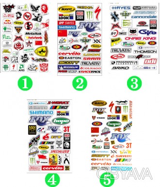 Лист формата А4 с наклейками ― фирменными логотипами торговых марок:
HAYES / QVP. . фото 1