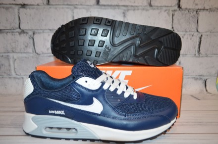 Кроссовки мужские Nike 90 синие.. Кременчук. фото 1 Кроссовки мужские Nike 90 синие.. Кременчук. фото 1