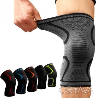 Универсальный компрессионный наколенник предназначен для защиты коленного сустав. . фото 1