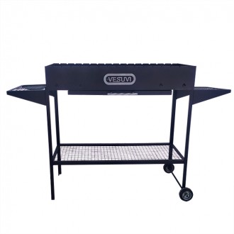Мангал стационарный Vesuvi Comfort 1000 3 mm (зольник, боковые полки - 2шт, дров. Одеса. фото 1 Мангал стационарный Vesuvi Comfort 1000 3 mm (зольник, боковые полки - 2шт, дров. Одеса. фото 1