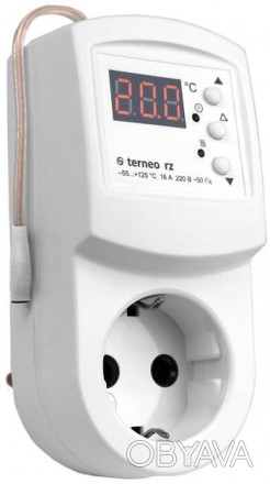 terneo rz - терморегулятор в розетку для инфракрасных панельных обогревателей и . . фото 1