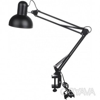 Настольная лампа со струбциной черная
Обеспечивает возможность свободного переме. . фото 1