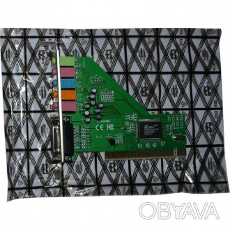 Звуковая карта PCI - 5.1CH (c-media 8738). BOX
Тип - Звуковая карта
Тип: Внутрен. . фото 1