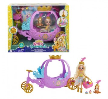 Кукла Энчантималс Enchantimals Royals Pegasus Королевская карета с Пеолой Пони. Киев. фото 1 Кукла Энчантималс Enchantimals Royals Pegasus Королевская карета с Пеолой Пони. Киев. фото 1