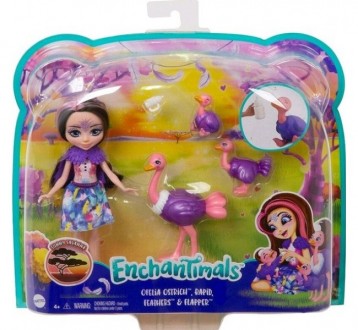 Кукла Энчантималс Enchantimals Семья страуса Офелии Ofelia Ostrich GTM32. Киев. фото 1 Кукла Энчантималс Enchantimals Семья страуса Офелии Ofelia Ostrich GTM32. Киев. фото 1