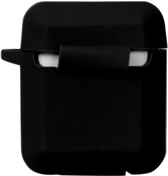 Кейс TOTO Plain Ling Angle Case AirPods Black. . фото 3